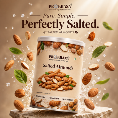 Salted almonds- Roasted