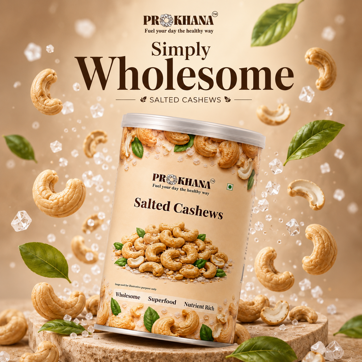 Salted Cashews- Roasted