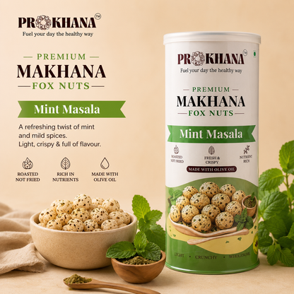 Prokhana Roasted Makhana – Mint Masala