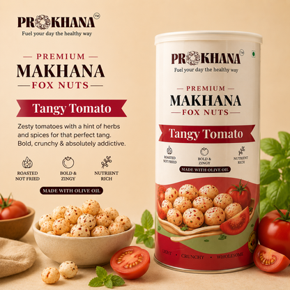Prokhana Roasted Makhana – Tangy Tomato